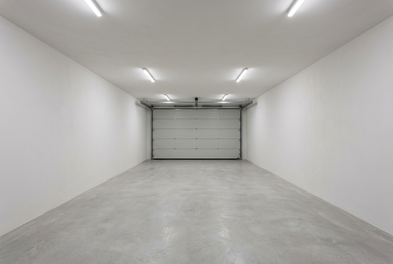 Ontwerpimpressie van garage